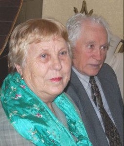 Soţii Nina şi Petru Bulicanu din Ungheni