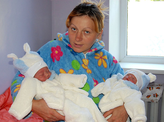 Marina Gherboviţan a dat naştere la doi bravi băieţei